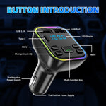 Cargador celular carro | Transmisor Bluetooth para carro USB G38