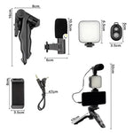 Estabilizador | Soporte de celular con luz y microfono